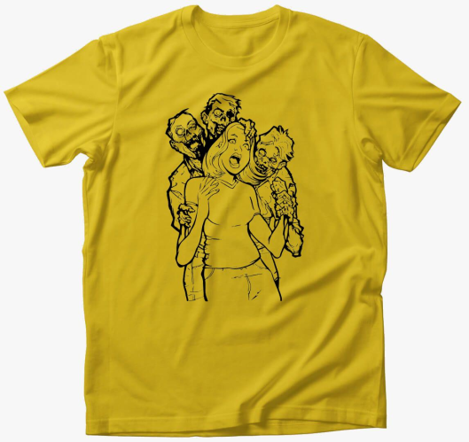 Zombitámadás póló