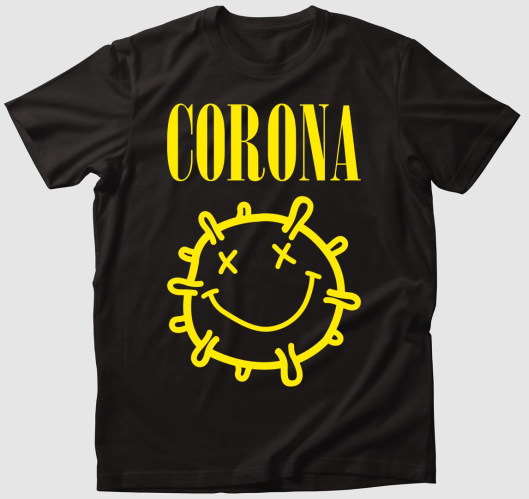 Nirvana-Corona póló