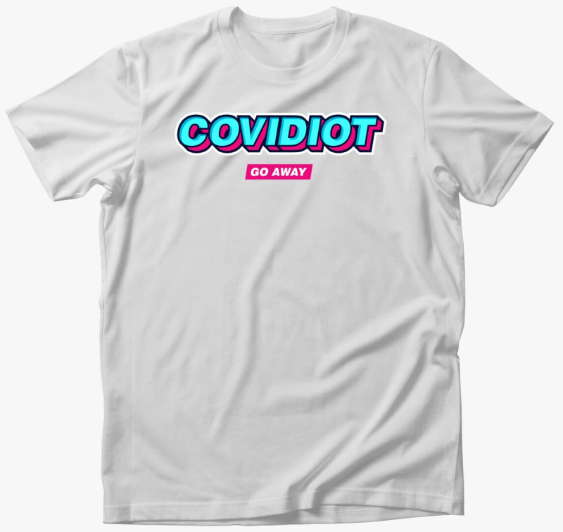 Covidiot póló