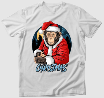 Csimpánz Mikulás póló