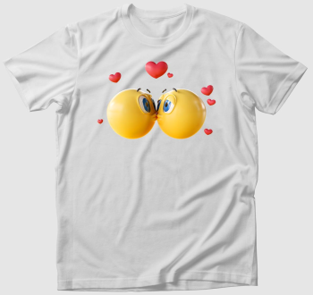 Csókos emojik póló
