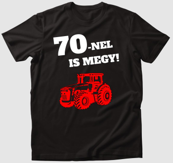 Születésnapi traktoros póló egyedi számmal