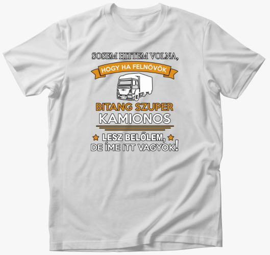 Szuper kamionos póló 