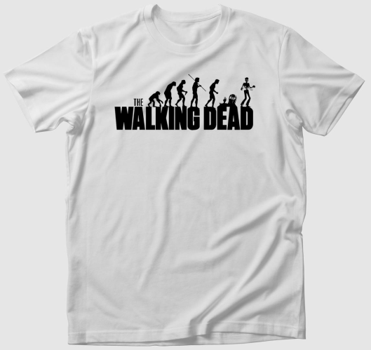 Walking dead evolúció póló