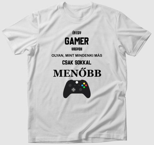 Menő gamer póló (xbox változat...
