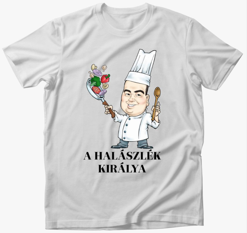 Halászlé (választható szöveg) póló szakácsoknak