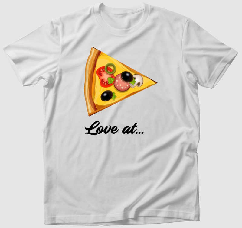 Pizza kirakós páros póló 1