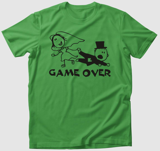 Game Over póló (női/férfi vált...