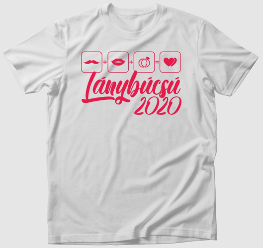 Lánybúcsú 2020 póló (egyedi év...