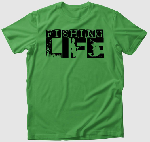 Fishing LIFE póló - Horgászat ...