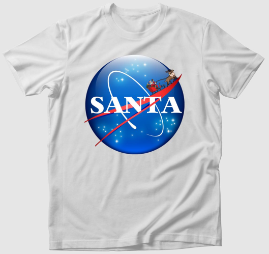NASA Mikulás póló