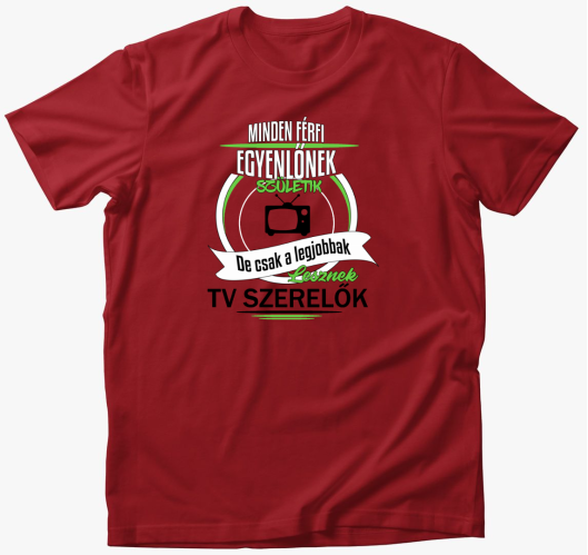TV szerelő póló