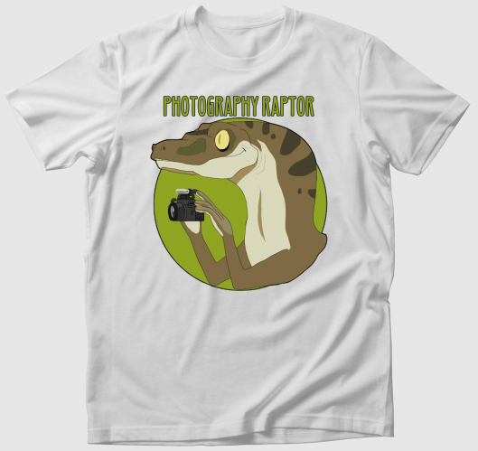 Fotográf Raptor póló