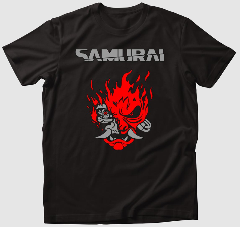 Cyberpunk Samurai póló