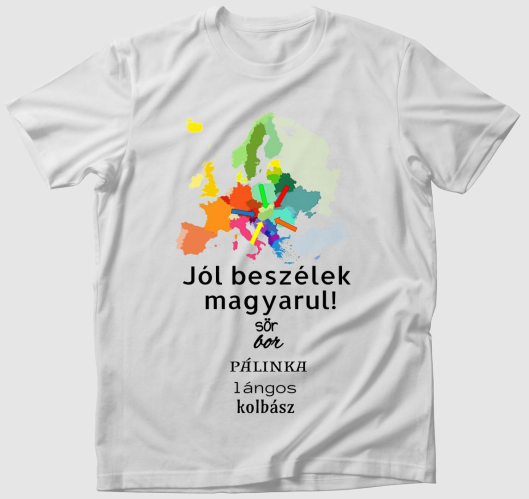 Jól beszélek magyarul póló