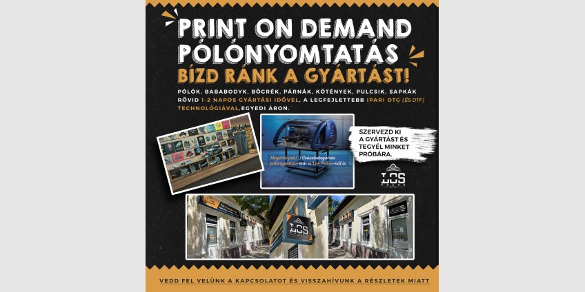 Print on Demand - avagy Bérgyártás és Dropshipping a Los Polos-nál