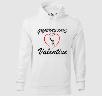 Gymnastics is my valentine 4 - kapucnis pulóver