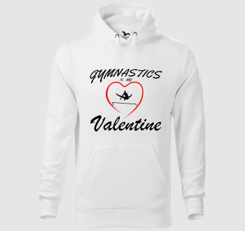 Gymnastics is my valentine 5 - kapucnis pulóver