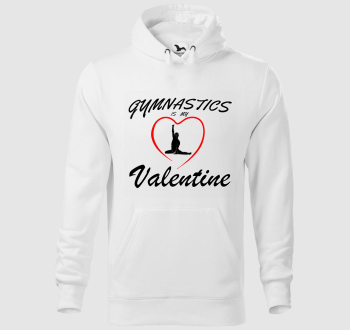 Gymnastics is my valentine 12 - kapucnis pulóver