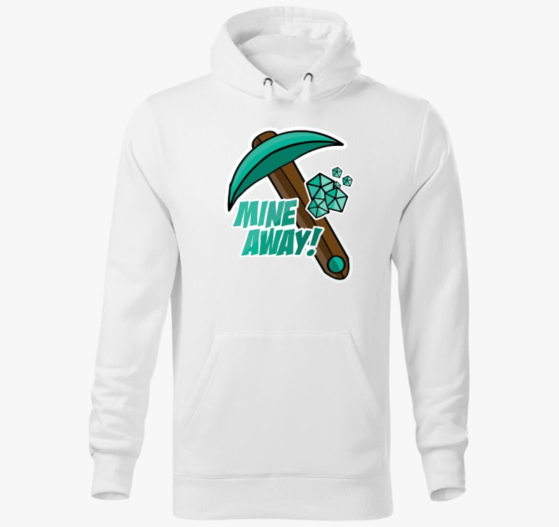 Minecraft mine away kapucnis pulóver
