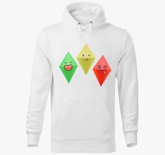 Sims plumbobs kapucnis pulóver...