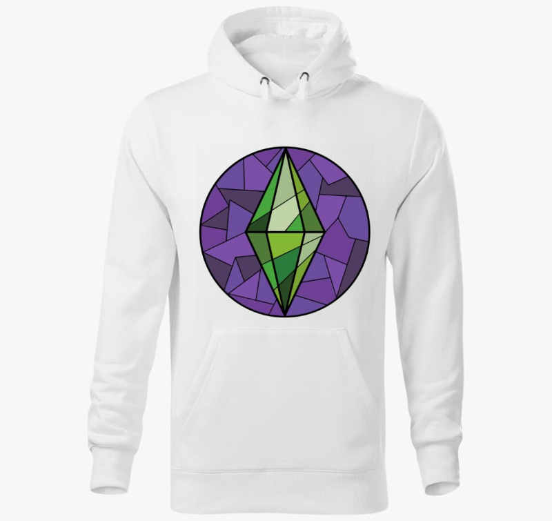 Sims logo kapucnis pulóver