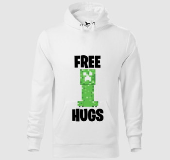 Minecraft free hug kapucnis pulóver