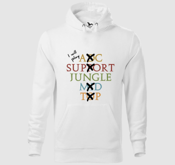 I will play jungle kapucnis pulóver