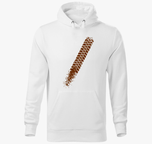 Keréknyom kapucnis pulóver