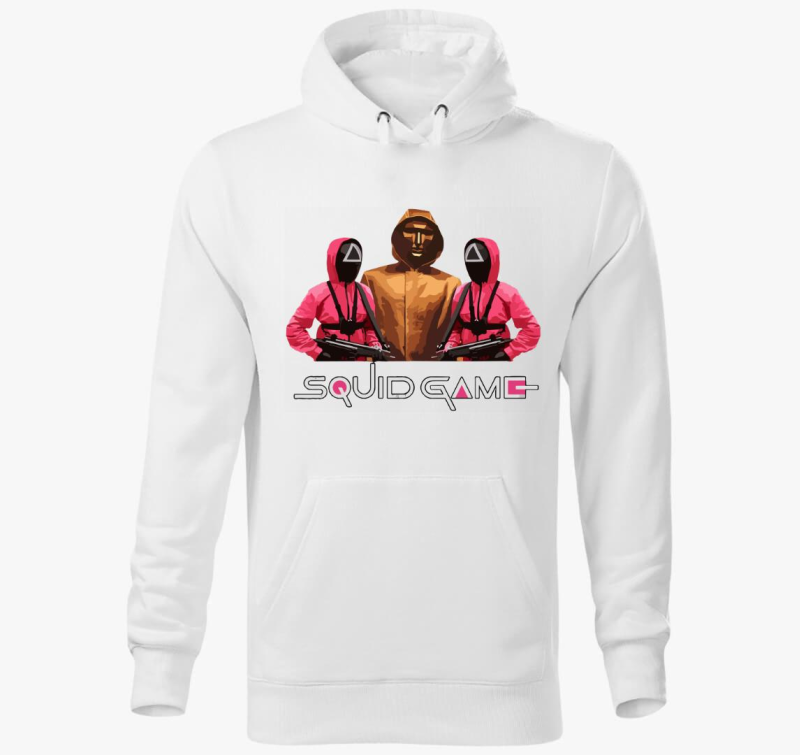 SquidGame feliratú kapucnis pulóver