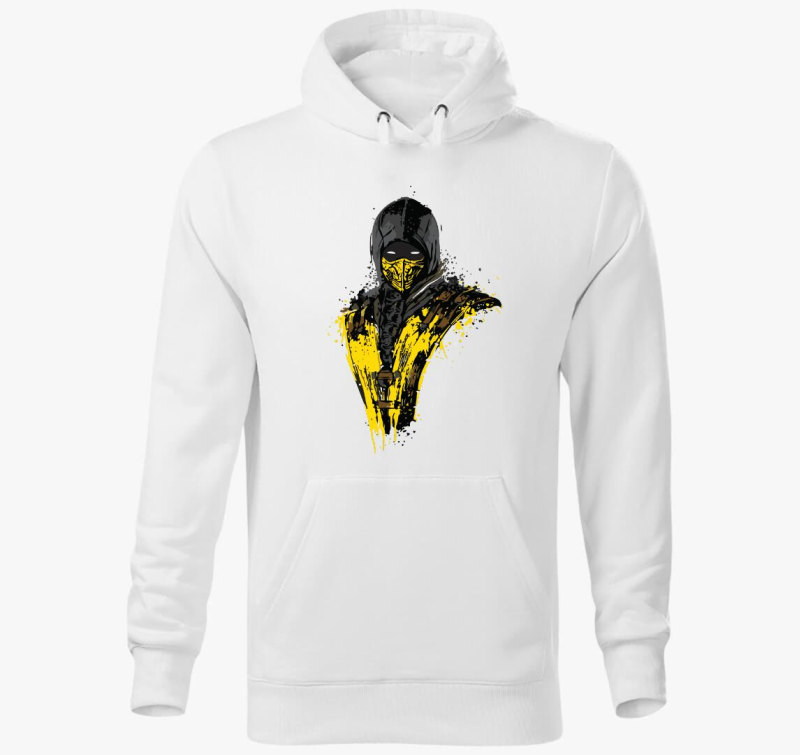 Mortal Kombat Scorpion Dotted kapucnis pulóver