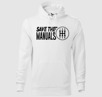Save the manuals kapucnis pulóver