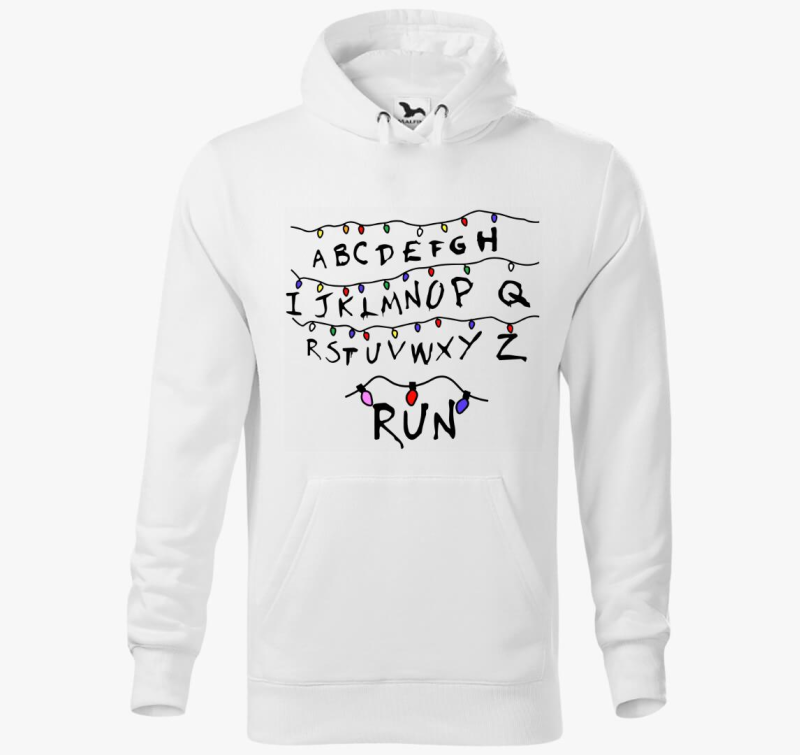 Stranger Thing Run kapucnis pulóver