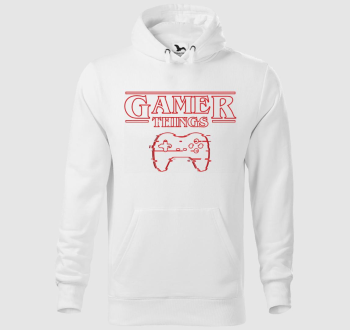 Gamer Things kapucnis pulóver