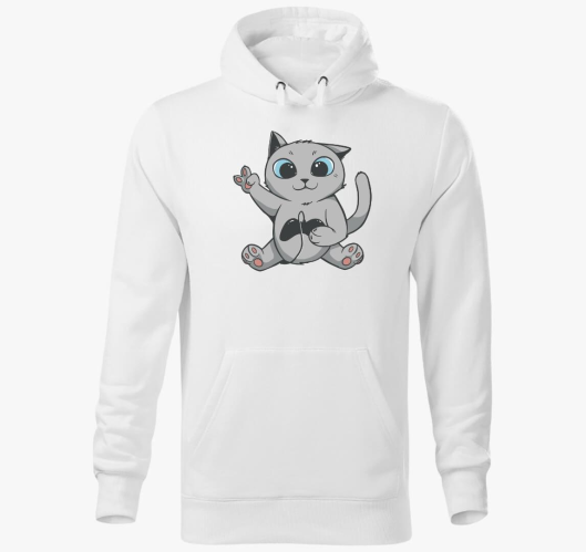 Gamer macsek kapucnis pulóver