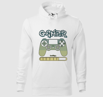 Gamer Loading kapucnis pulóver