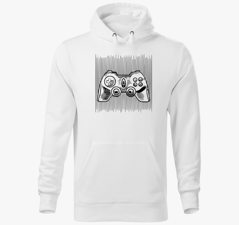 Gamer Joystick kapucnis pulóver