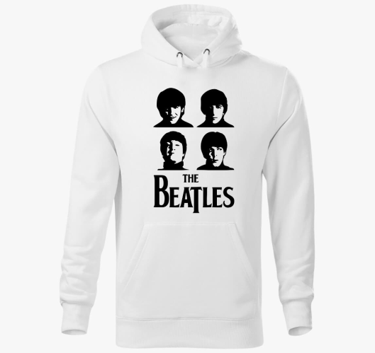 Beatles portrék kapucnis pulóv...