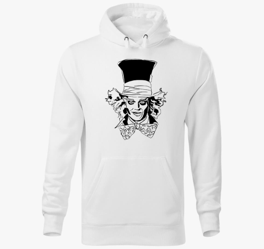 Mad Hatter kapucnis pulóver