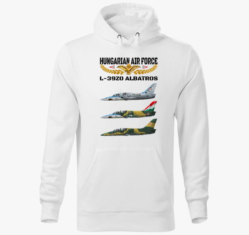 Aranysas L-39 kapucnis pulóver