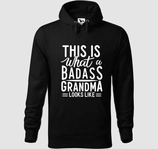 Badass Grandma look kapucnis p...