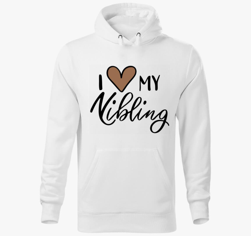 I love my Nibling kapucnis pulóver