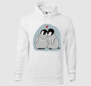 Pingvin szerelem kapucnis pulóver