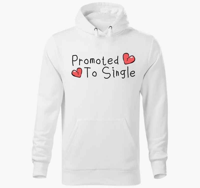 Promoted to single kapucnis pulóver