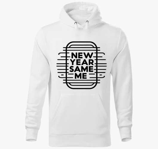 New Year Same Me kapucnis puló...