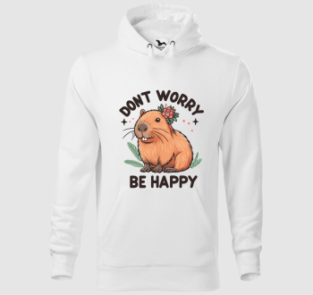 dont worry capybara kapucnis pulóver