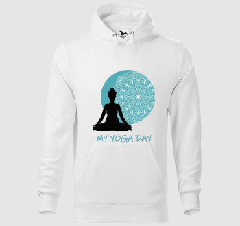 My yoga day kapucnis pulóver