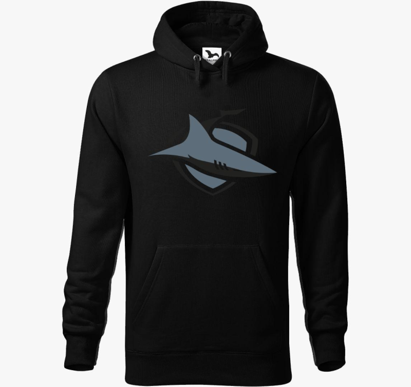 Cápa logó kapucnis pulóver
