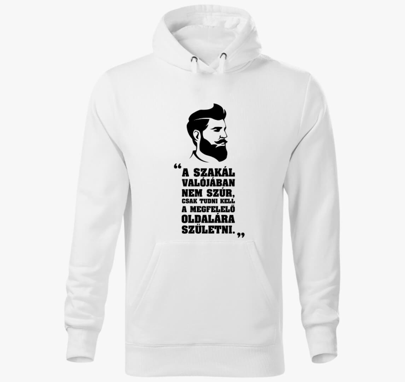A szakáll nem szúr vicces kapucnis pulóver