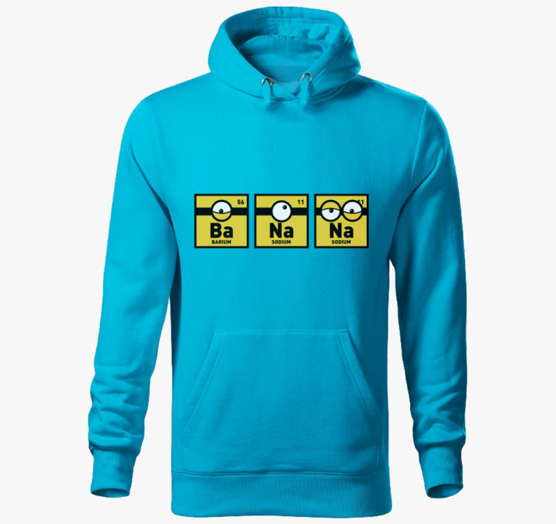 Minion Banana periódus táblázat vicces kapucnis pulóver